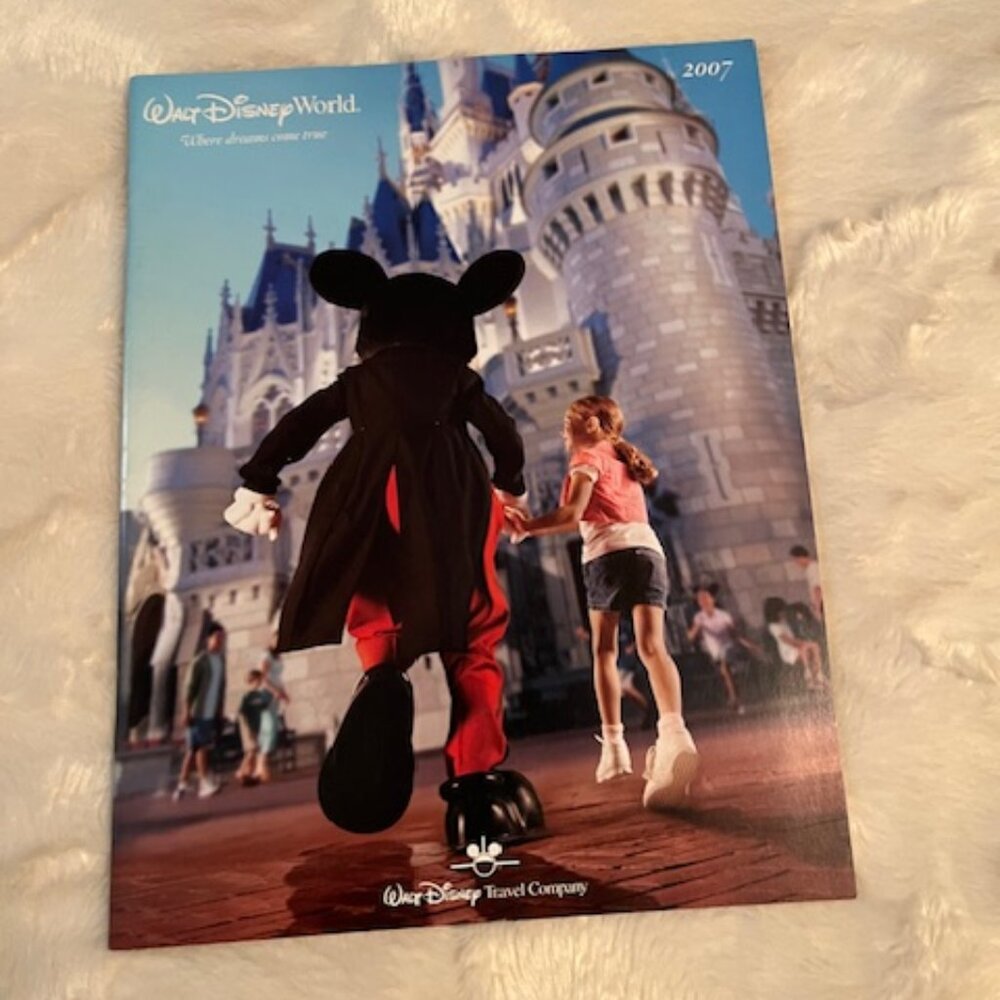 2/$35 Walt Disney World Travel Company Vacation Magazine Brochure 2007